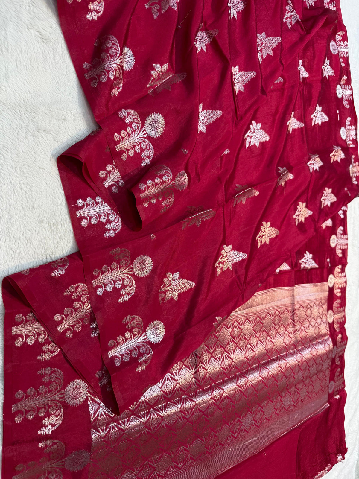 Maharani Raw Mango Premium Banarasi Saree