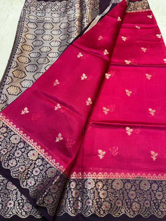 Pure Mango Silk Premium Banarasi Saree