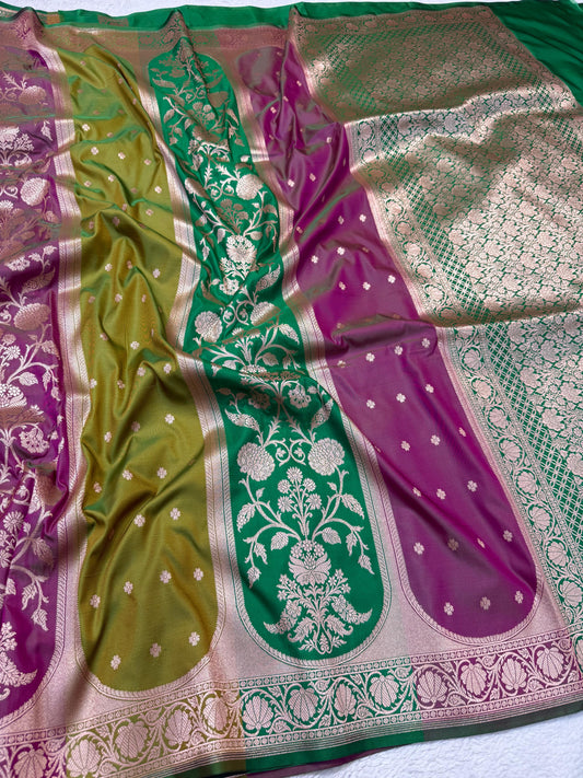 Rangkat Katan Premium Banarasi Saree
