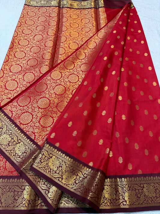 Red Soft Silk Premium Banarasi Saree