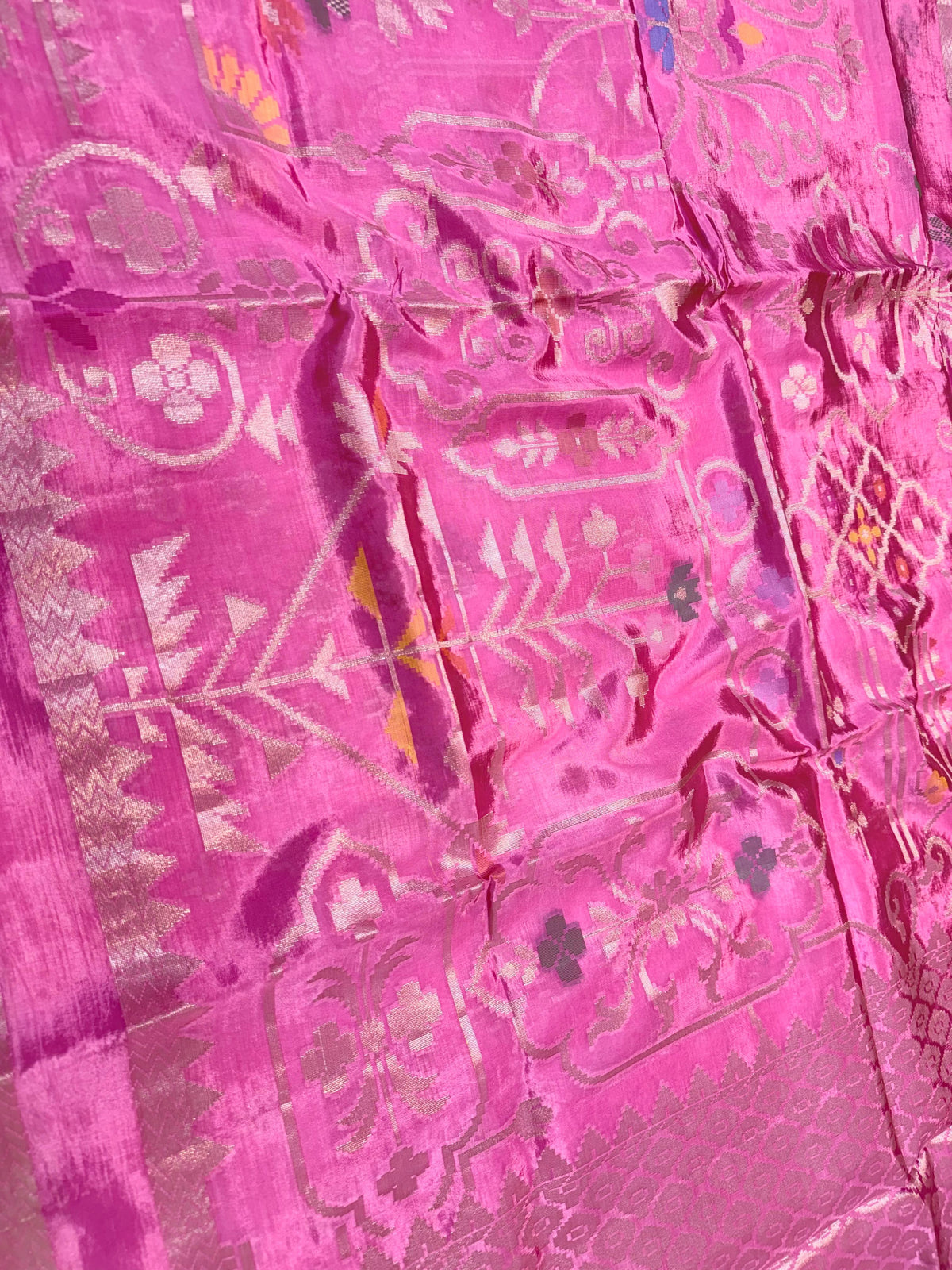 Pink Viscose Minakari Premium Banarasi Saree