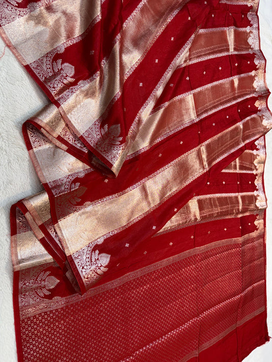 Raw Mango Rangkat Premium Banarasi Saree