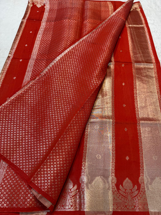 Raw Mango Rangkat Premium Banarasi Saree