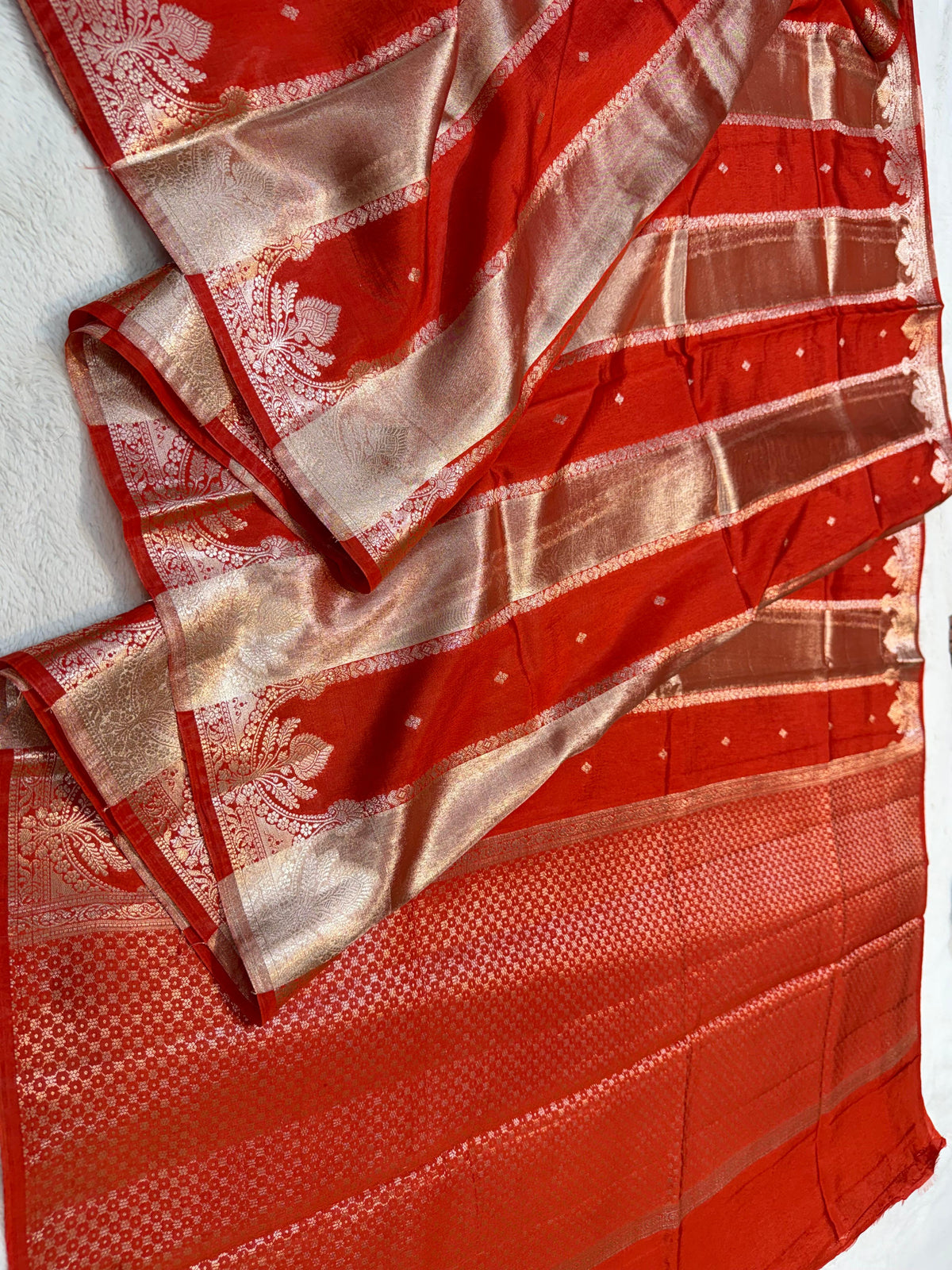 Raw Mango Rangkat Premium Banarasi Saree