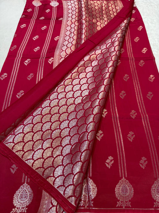 Maharani Raw Mango Premium Banarasi Saree