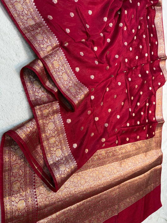 Maharani Raw Mango Premium Banarasi Saree