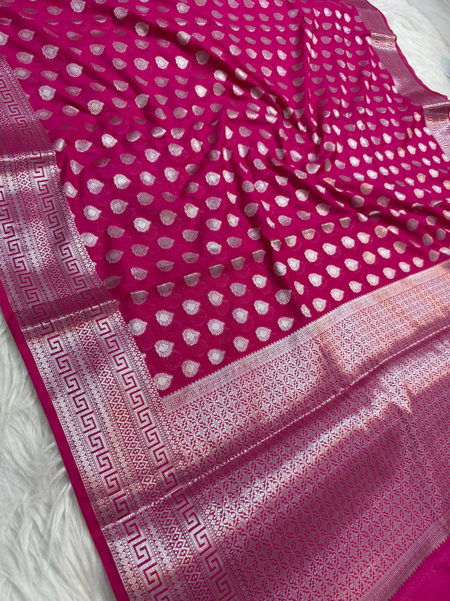 Banarasi semi georgette saree