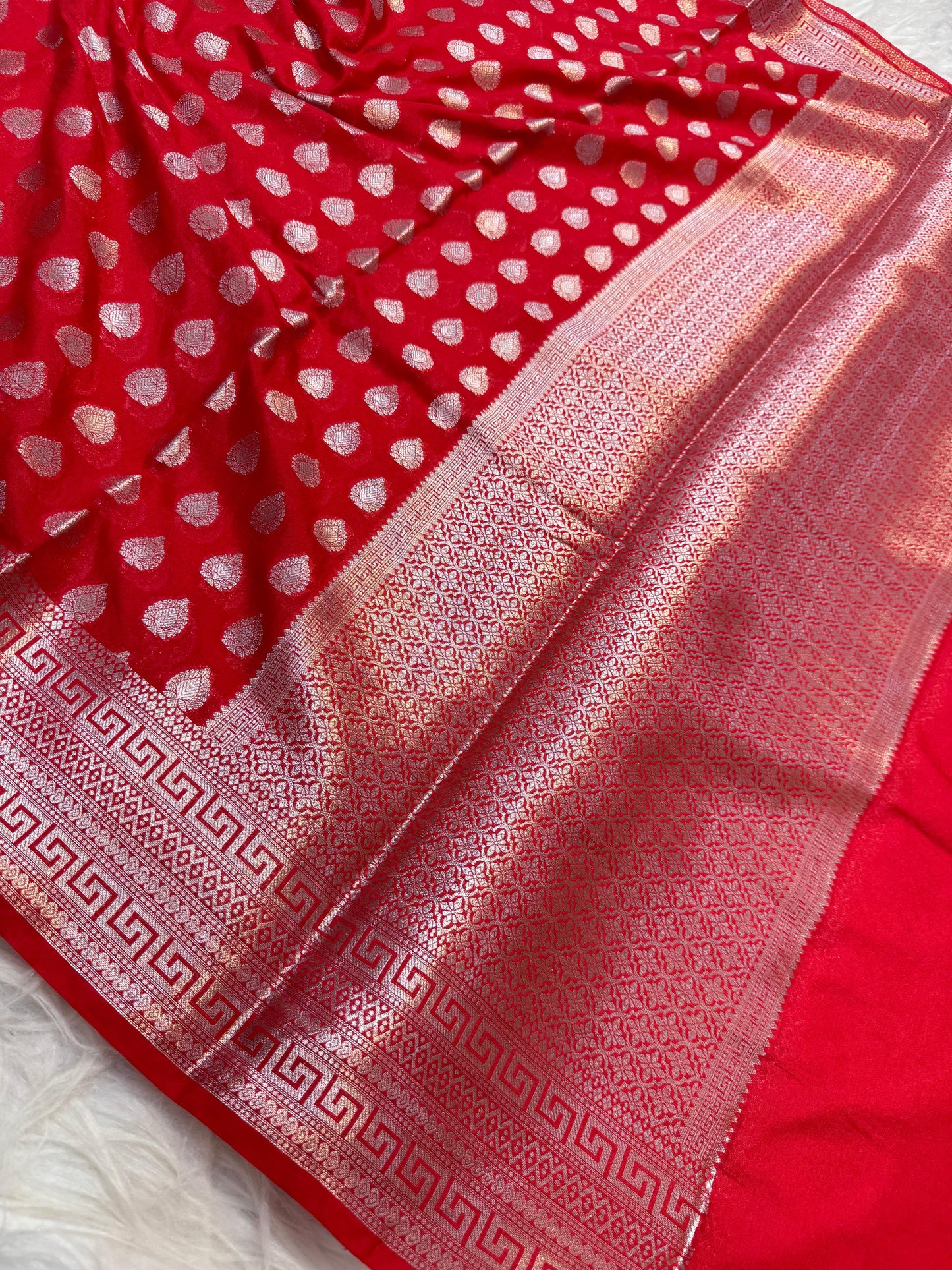 Banarasi semi georgette saree