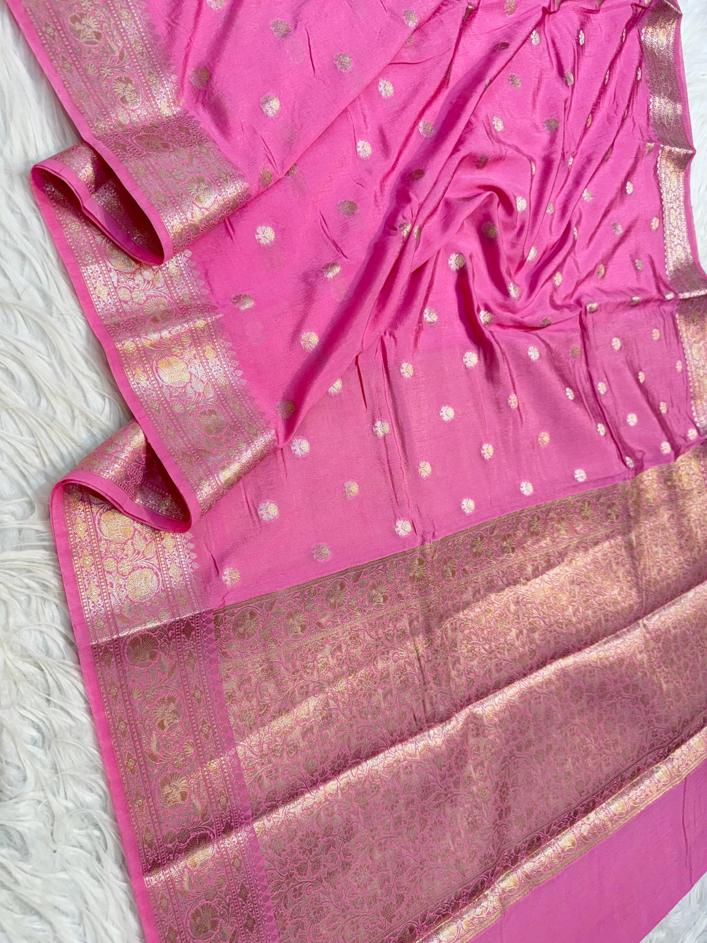 Raw mango Mina banarasi saree