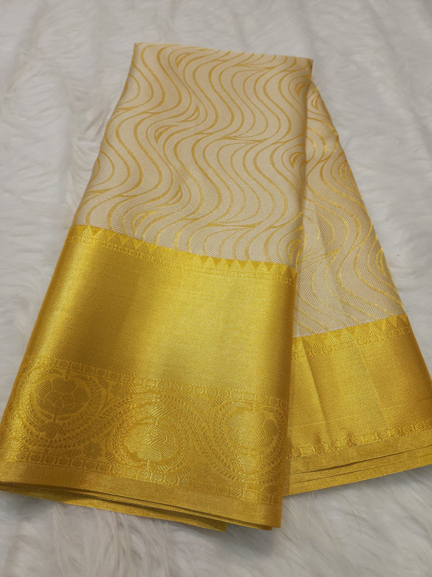 Tissue brocade silk saree