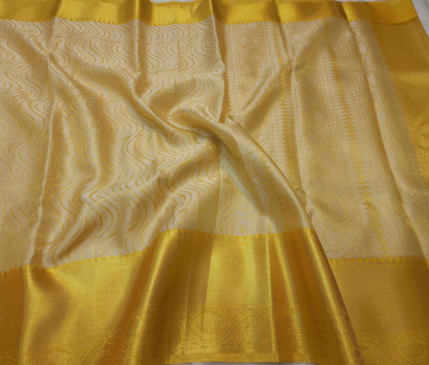 Tissue brocade silk saree