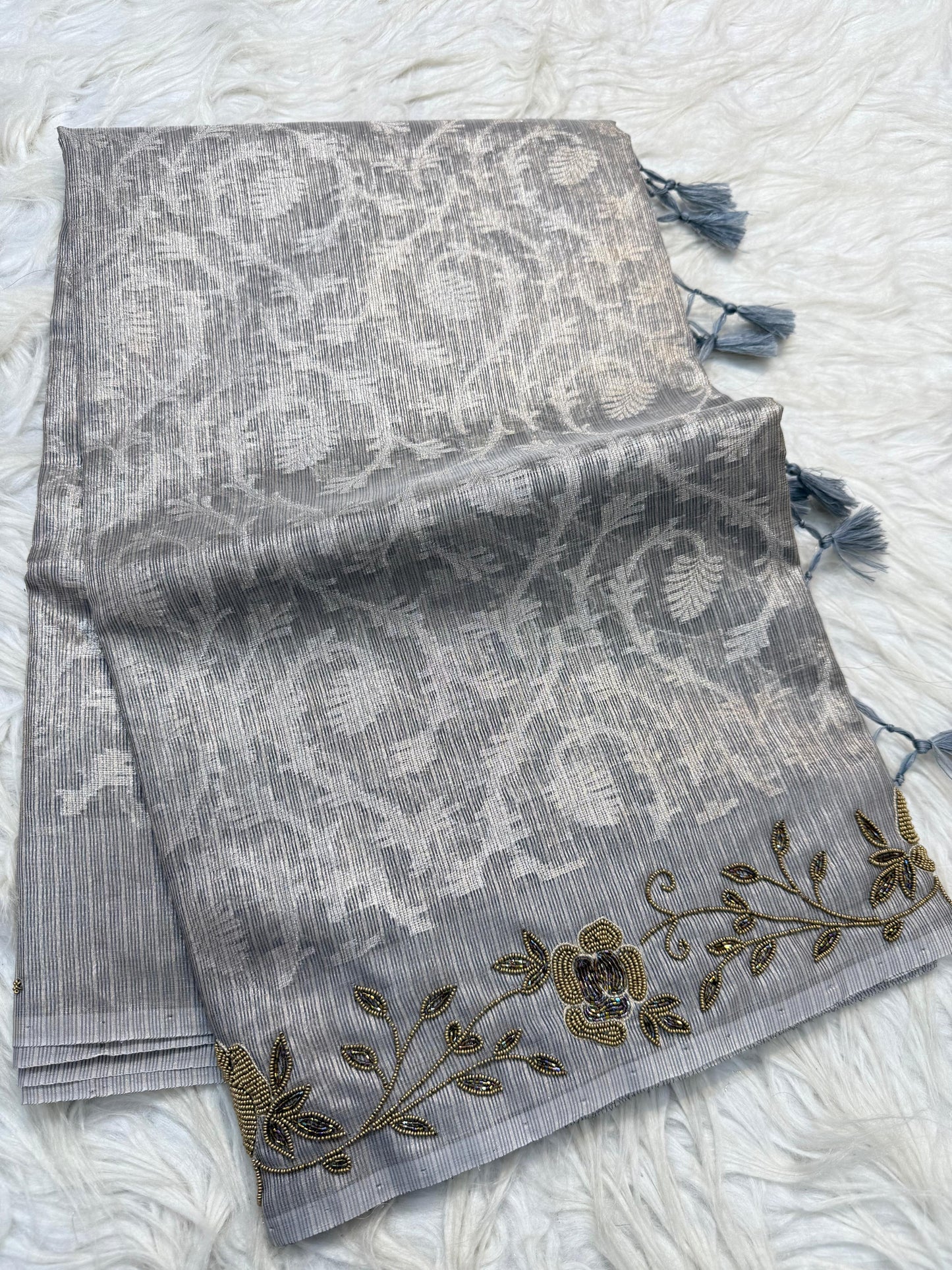 Tissue Kota handwork Banarasi Sarees