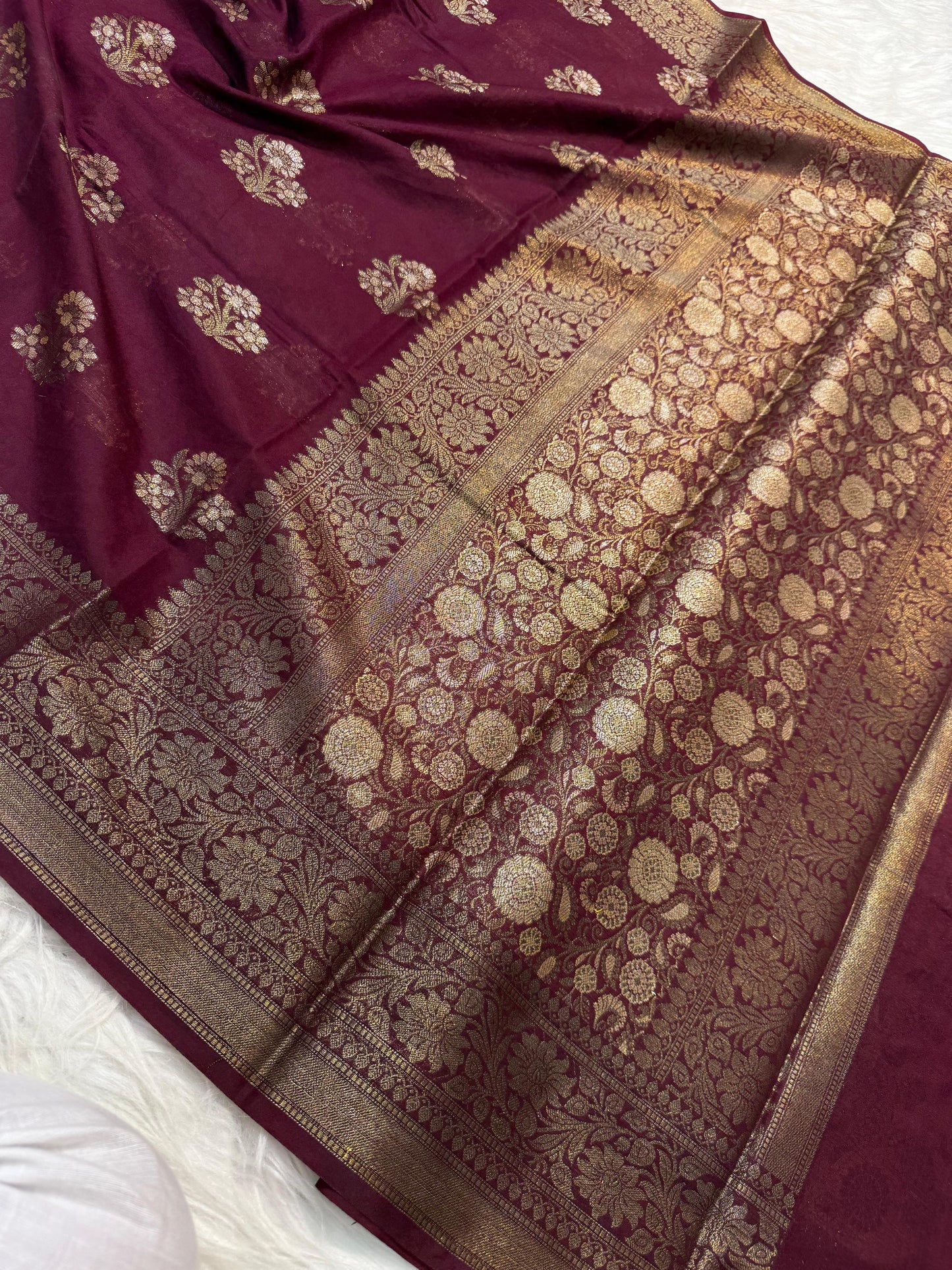 Banarasi semi georgette saree