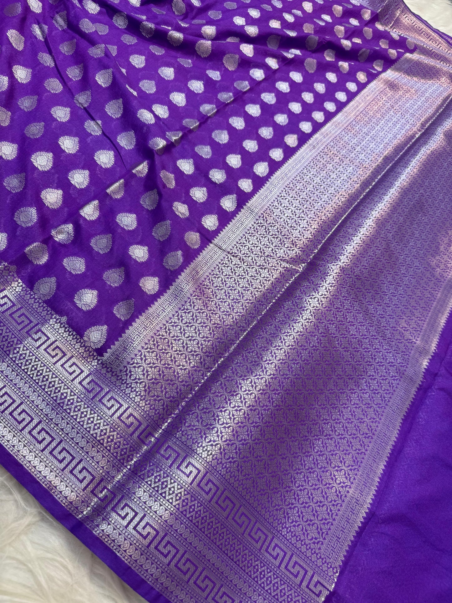 Banarasi semi georgette saree