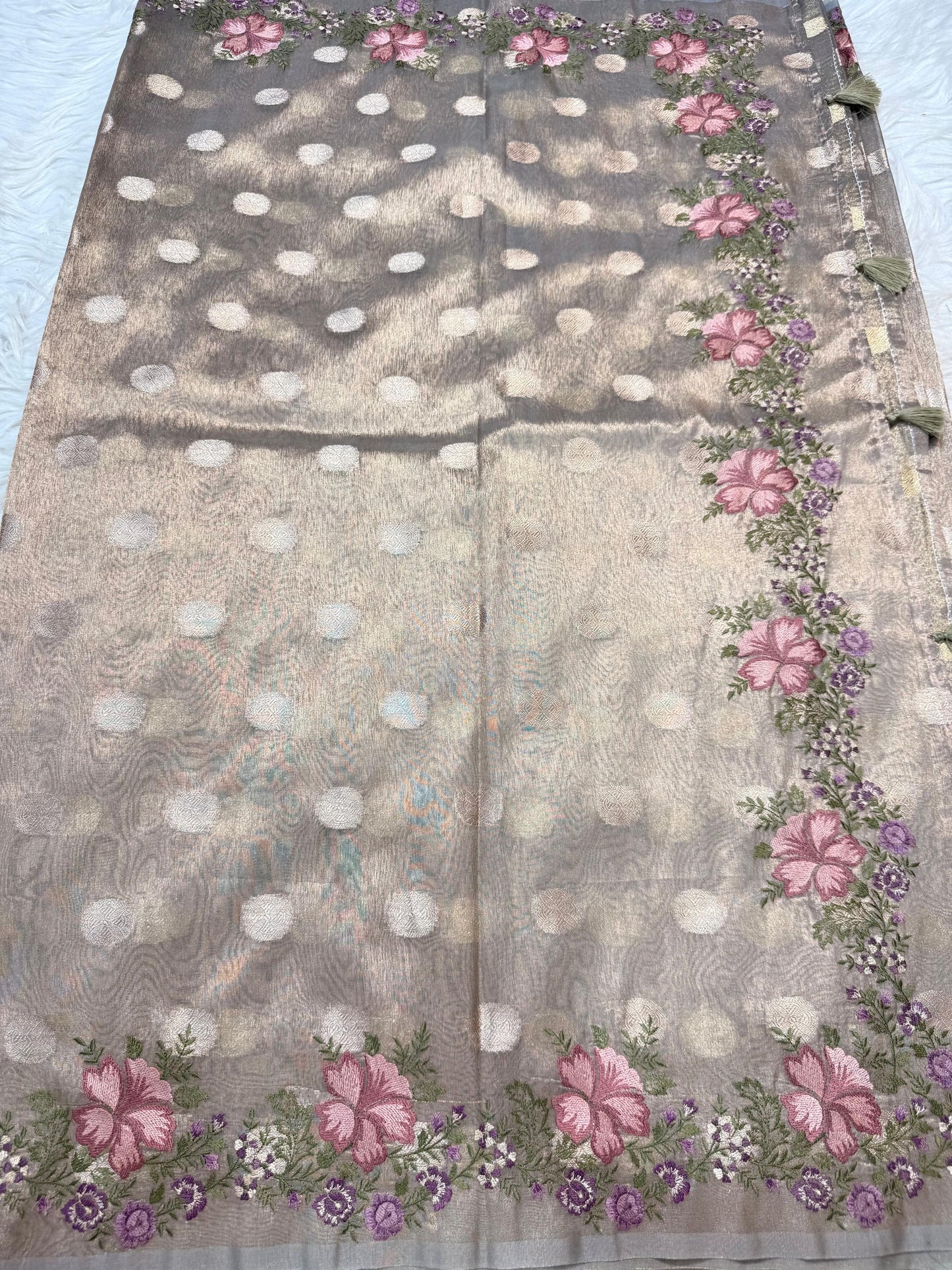 Banarasi Tissue embroidery saree