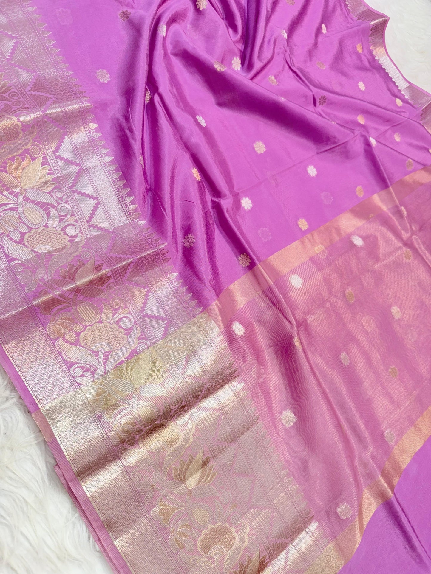 Raw mango banarasi saree
