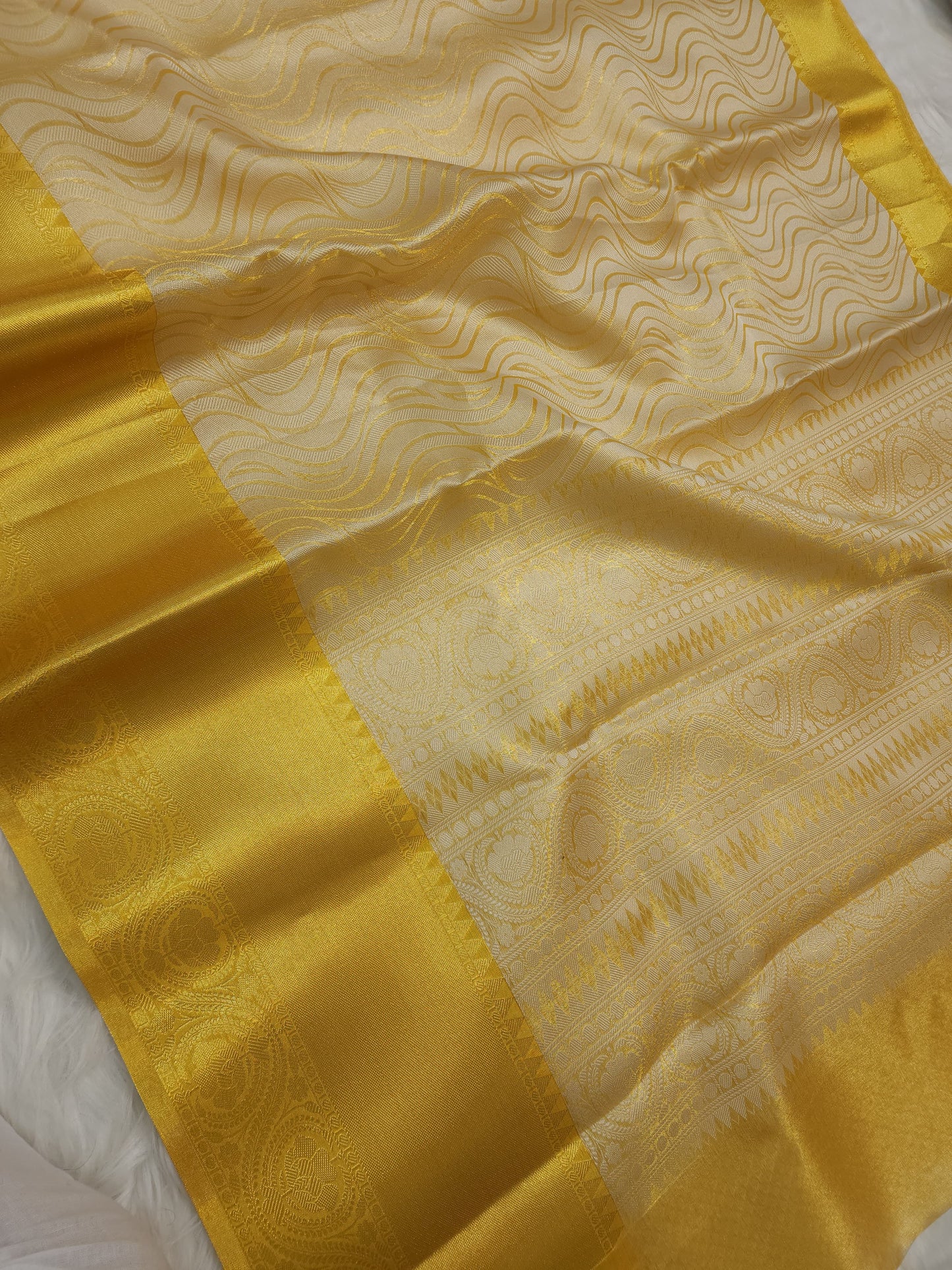 Tissue brocade silk saree