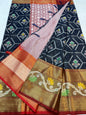 Multicolour cotton silk premium Banarasi saree
