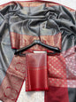 Kora muslin silk Banarasi saree