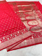 Mharani shade katan Banarasi silk Saree