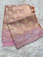 Dusty pink shade tissue kota zardosi work Banarasi saree