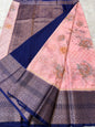 multicolour soft Dupion silk digital  print Banarasi saree