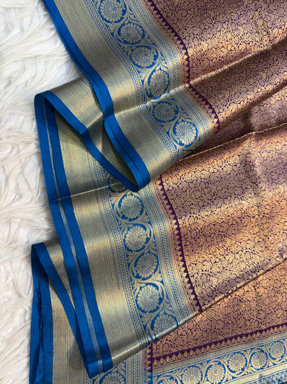 warm silk premium Banarasi saree