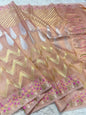 Kota fancy embroidery Banarasi saree