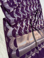 Raw mango Mina  banarasi saree