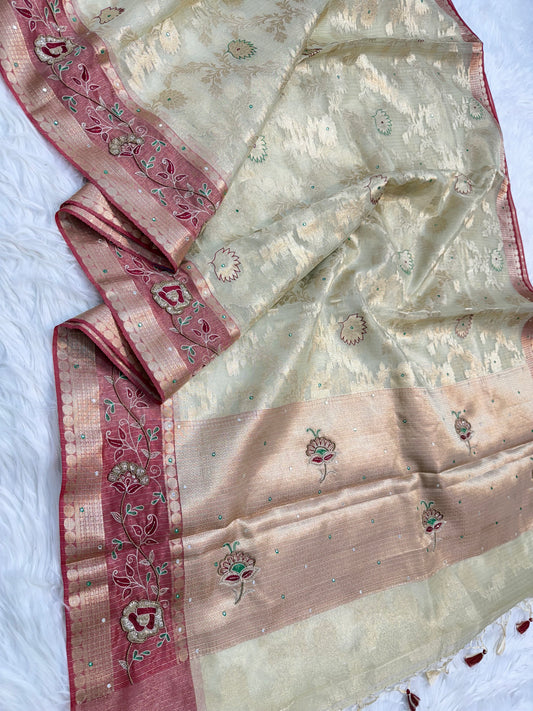 Tissue Kota Banarasi Sarees