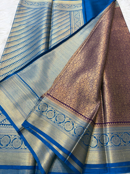 warm silk premium Banarasi saree