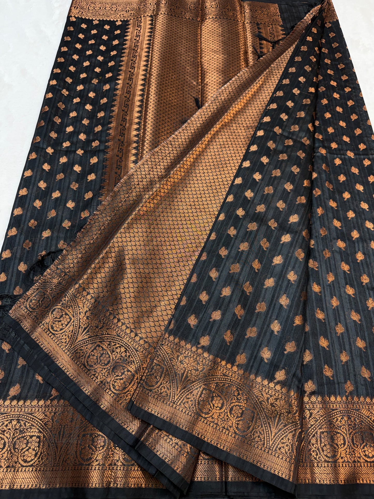 Multicolour khadi silk Banarasi saree