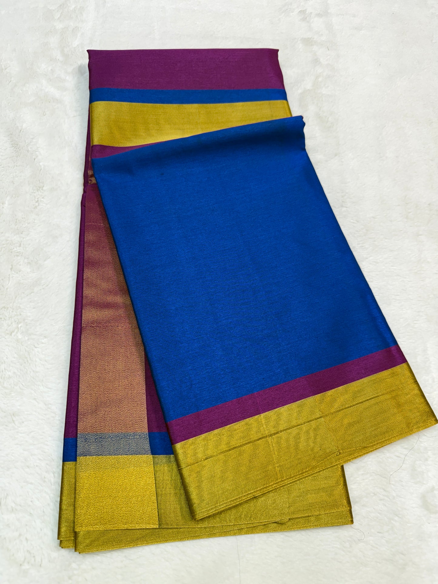 Multicolour shade premium soft silk Banarasi saree