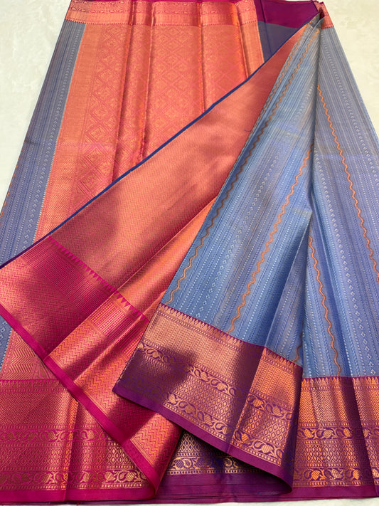 Multicolor silky milky Premium Banarasi Saree
