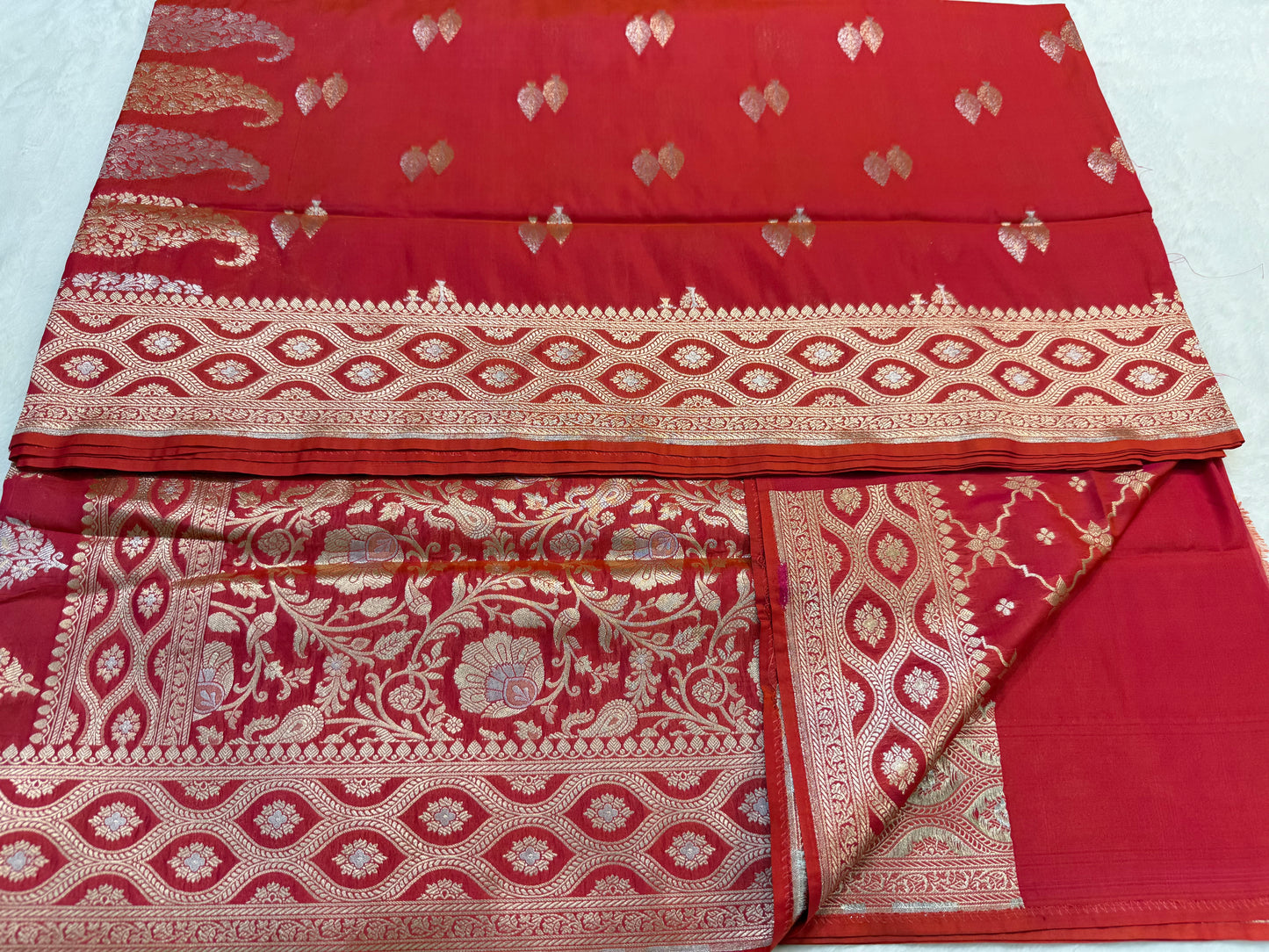 Mharani shade katan Banarasi silk Saree