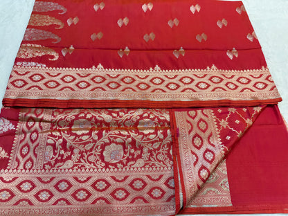 Mharani shade katan Banarasi silk Saree
