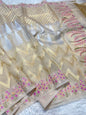 Kota fancy embroidery Banarasi saree