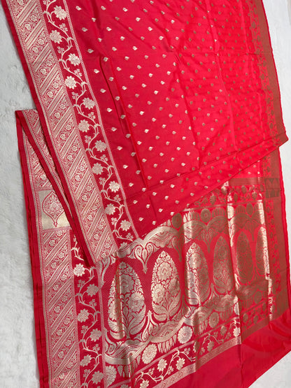 Mharani shade katan Banarasi silk Saree