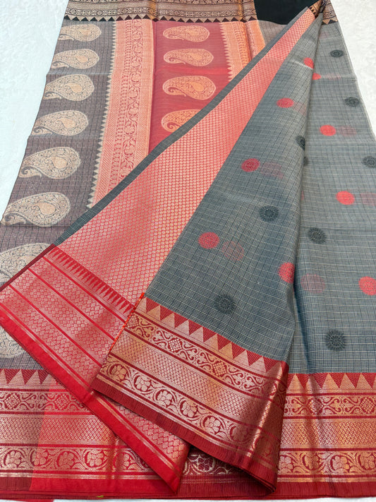 Multicolour shade kota silk premium Banarasi saree
