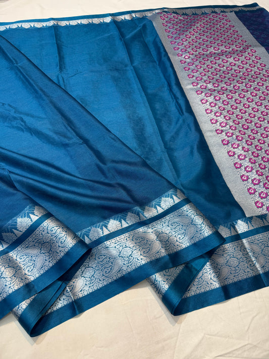 warm silk premium Banarasi saree