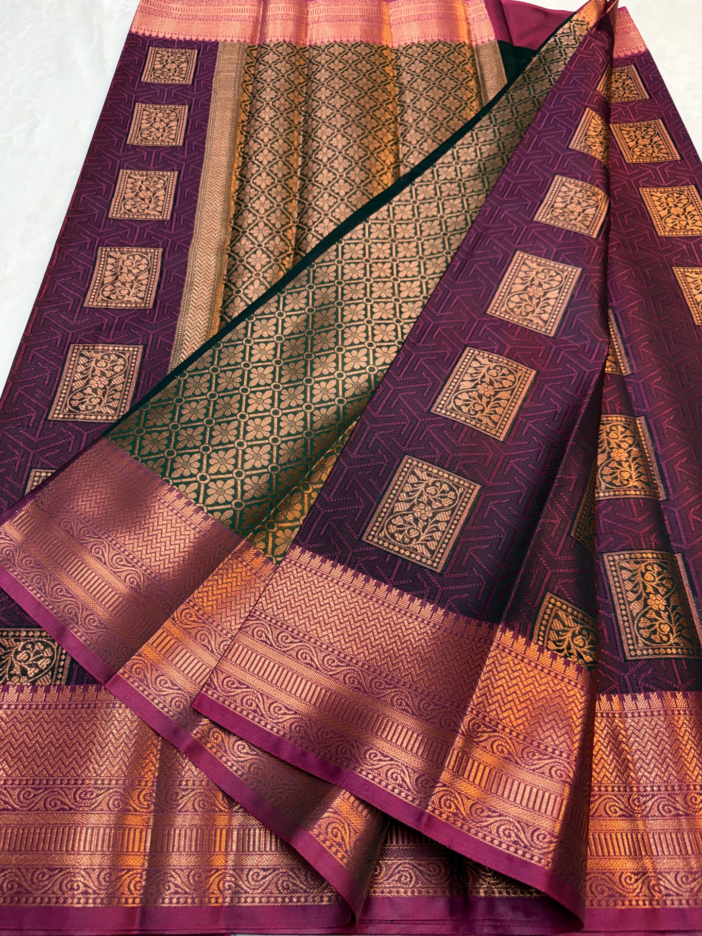 Multicolor silky milky Premium Banarasi Saree