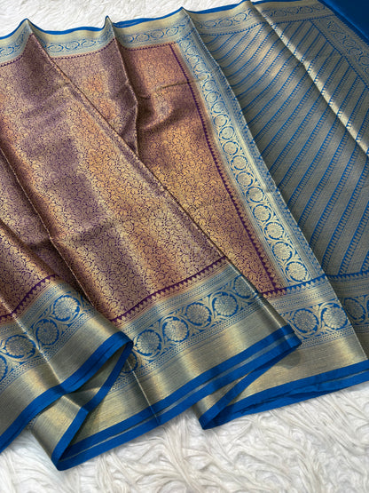 warm silk premium Banarasi saree