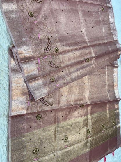 tissue kota handwork banarasi saree se