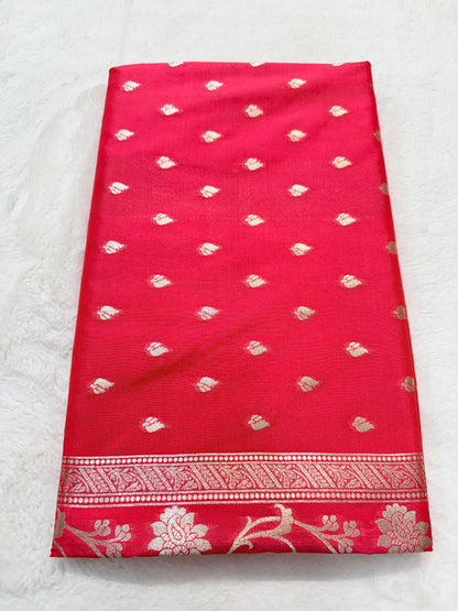 Mharani shade katan Banarasi silk Saree