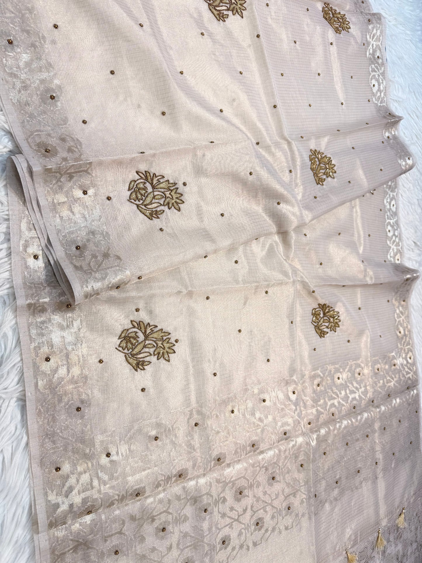 tissue kota handwork banarasi saree se