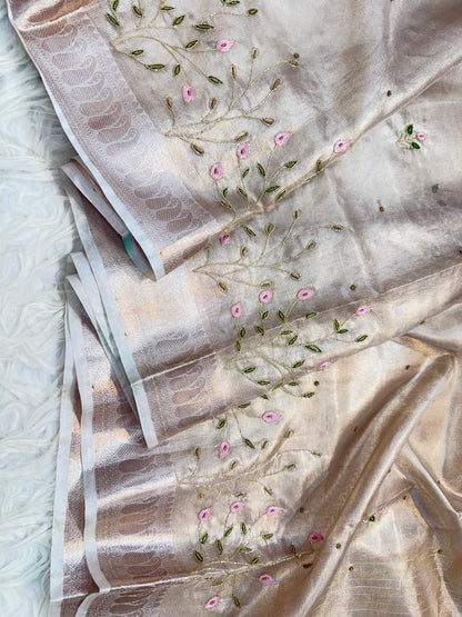 Tissue Kota handwork  Banarasi Sarees