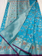 Firozi Soft Silk Premium Banarasi Saree