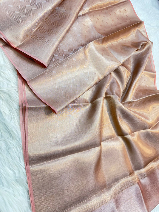 Banaras tissue brocade silk saree