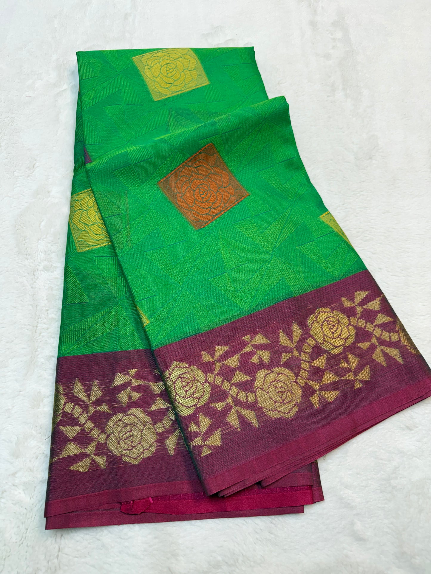 Multicolour shade kora  silk premium Banarasi saree