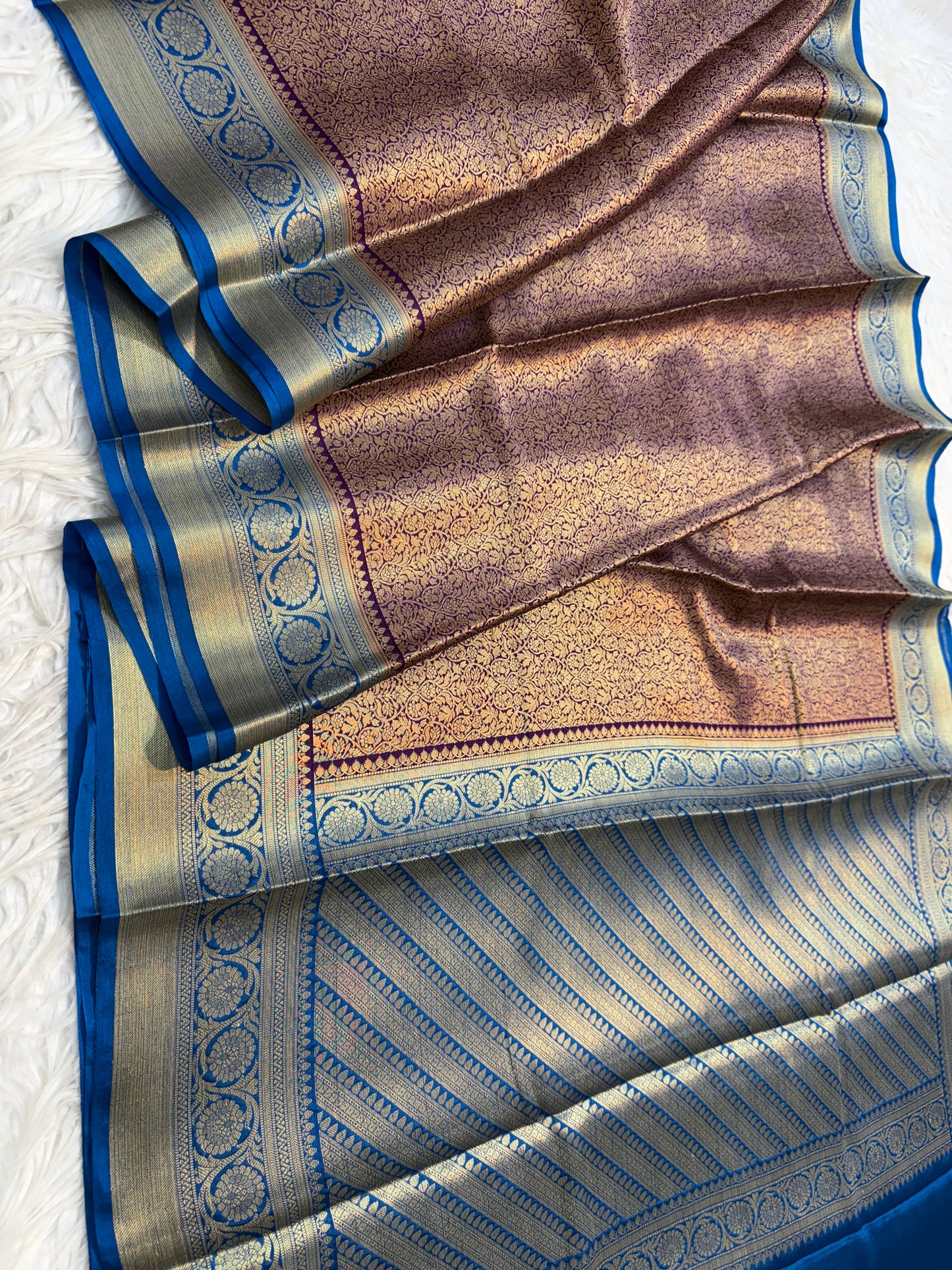 warm silk premium Banarasi saree